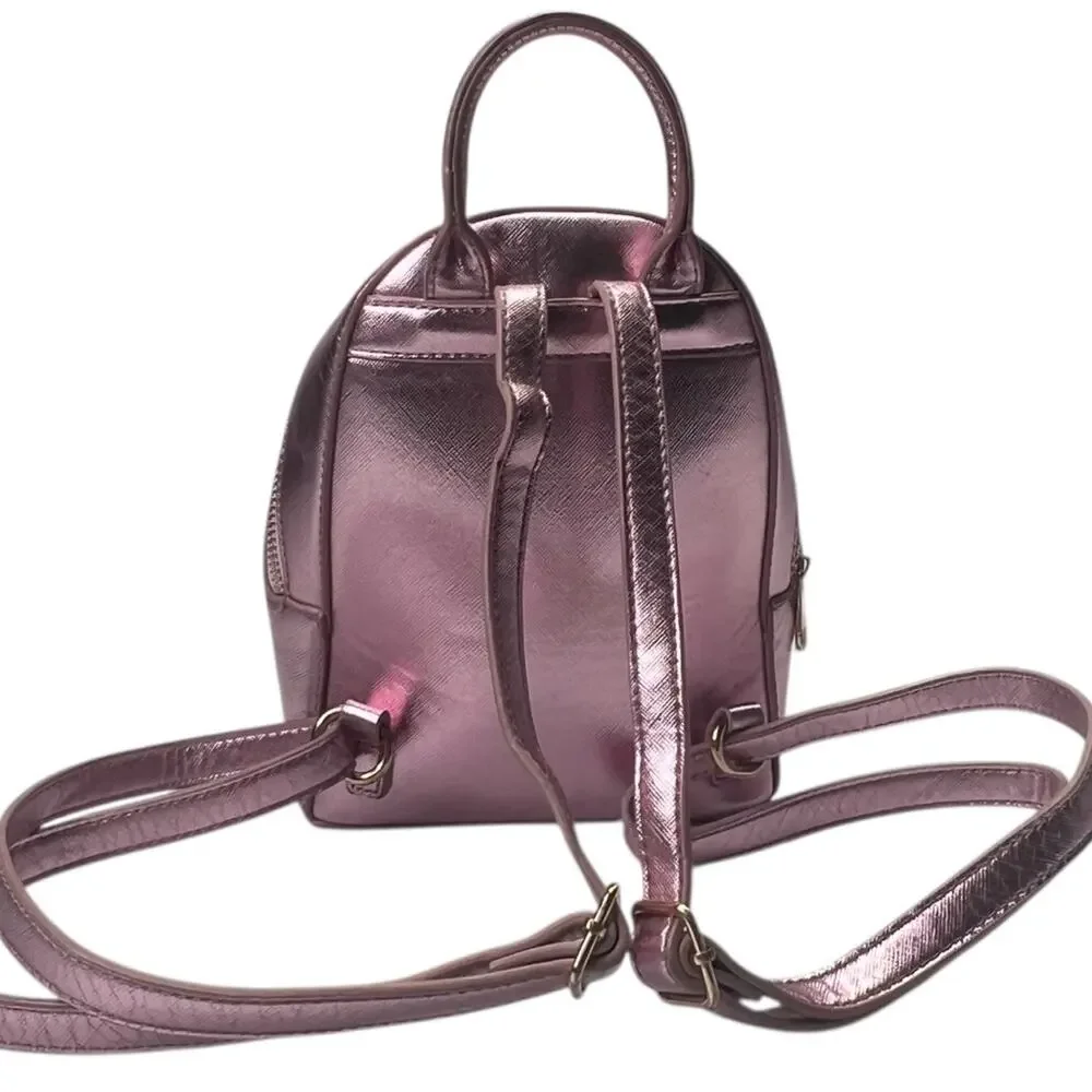 Swarovski Sparkling Logo Mini Backpack Bag Glitter Pink Bling Luxury Glam